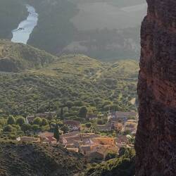 Riglos in Huesca province of Aragon autonomous region Spanish Pyrenees
