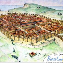 Drawing of the original walled city