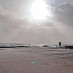 Wäge Sturm isch dä Stäg gsperrt...