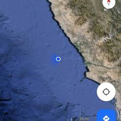 We are here! Google Maps is confused. We are going directly north.