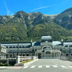 Canfranc Station building Huesca province Aragon autonomous region Spanish Pyrenees