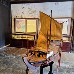 Model of "Bau" Boat used for trading transport