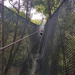 Dann ging es hoch hinaus 🧗‍♀️