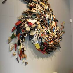 Kunst nach meinem Geschmack - hier in einer Bücherei