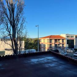 Heute morgen Blick aus dem Hotelzimmer