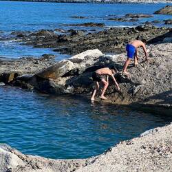 Ganz schön frisch zum baden