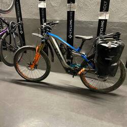 Fahrradkeller in der Tiefgarage des Hotel