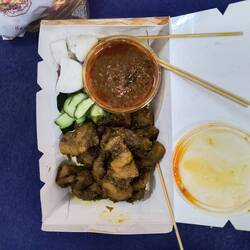 Fried Chicken Satay