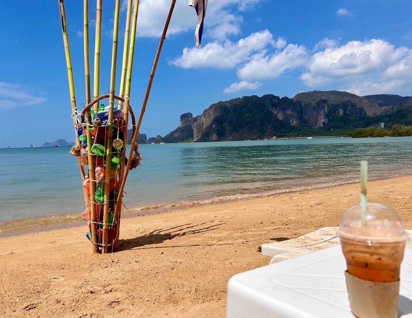 letztes mal hier im Meer platschen