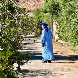 Moussa der Chef dreht seine Runde