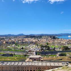 View of the old city and the new fortress from the peak