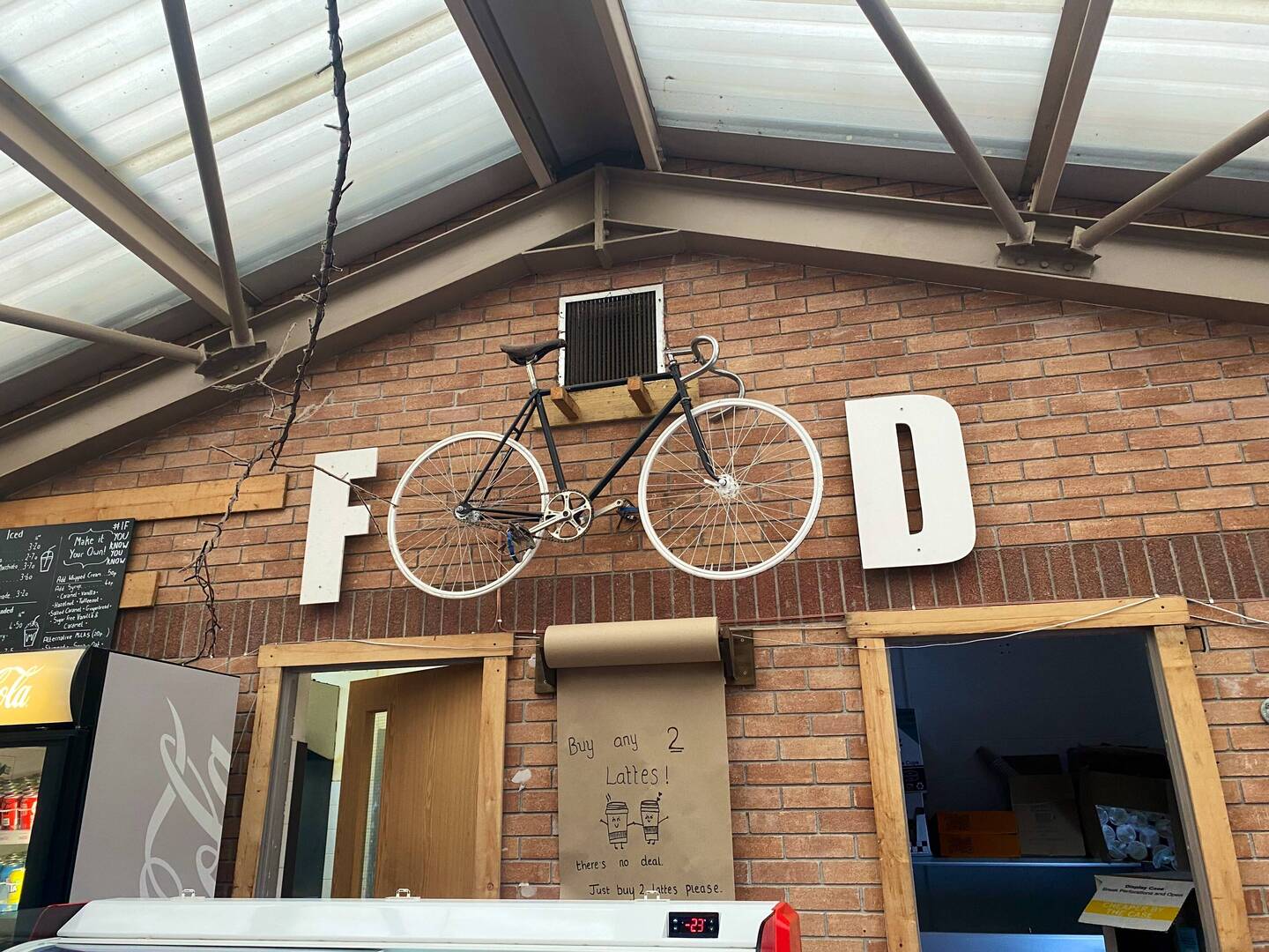Barry sidings cafe food counter