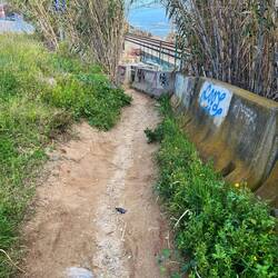 Auf einmal hat der Radweg aufgehört