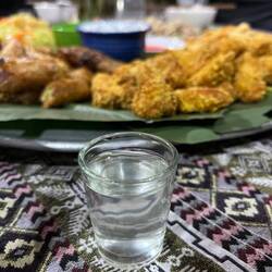 "Happy water" (Rice wine)
