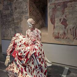 They mixed very new and very old art together so effectively