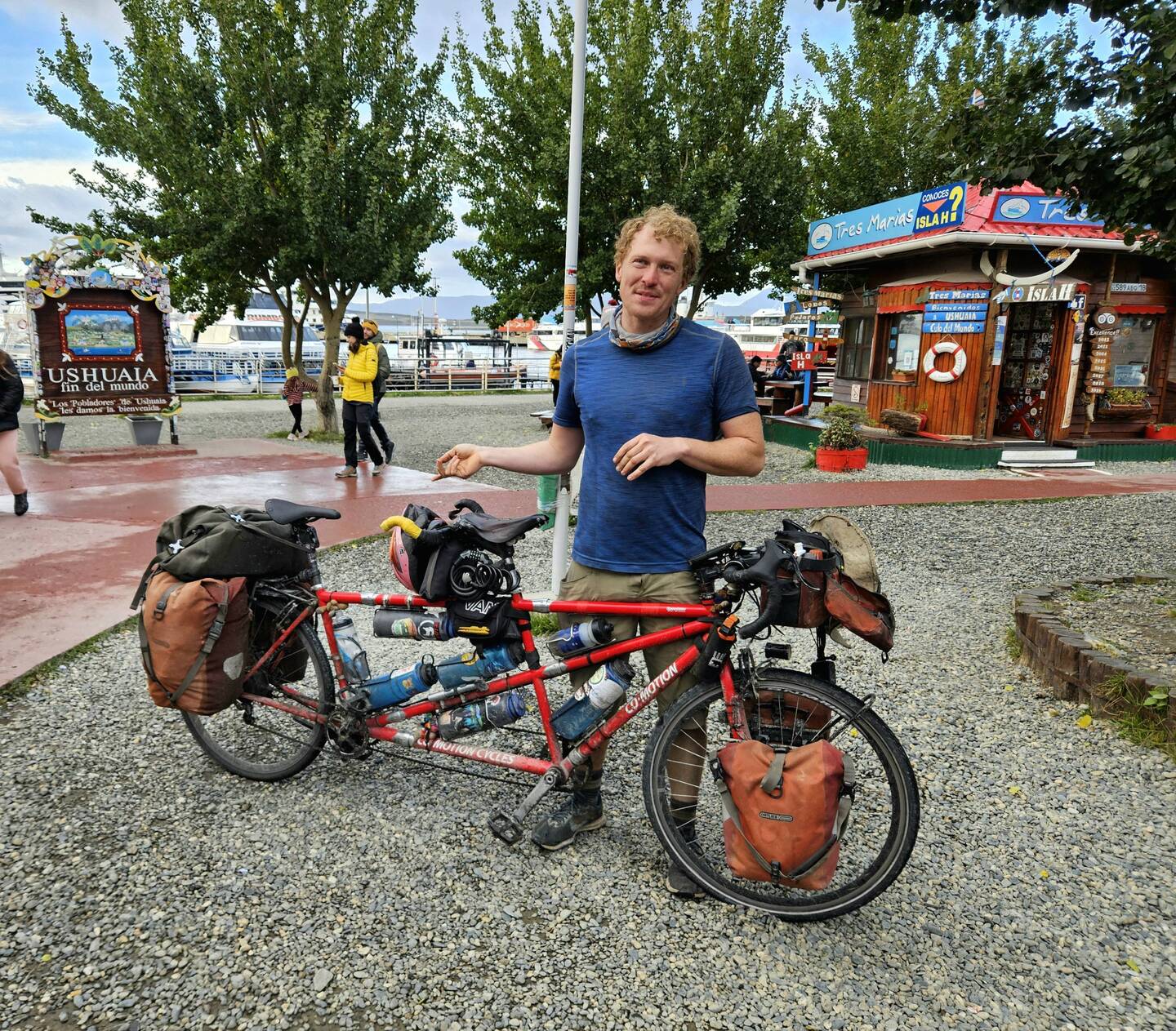 This man cycled from Alaska!!
