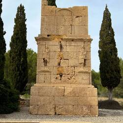 Torre del Sescipions an der Via Augusta kurz vor Tarragona