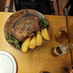 ein "kleines" Steak zum Abendessen