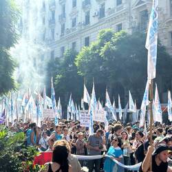 Streets brimming with protesters