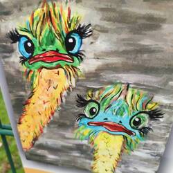 Straußenfarm am Hotel