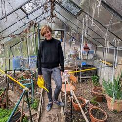 Silvia in her mad house