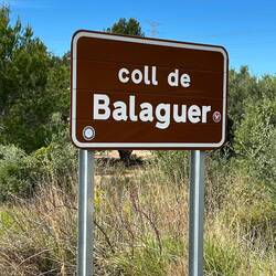 Coll de Balaguer, 80m über dem Meeresspiegel, was für ein Pass