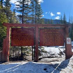 The Kicking Horse River Valley at Natural Bridge, Yoho
