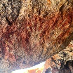 Handabdeücke gehören zu den eher moderneren Malereien