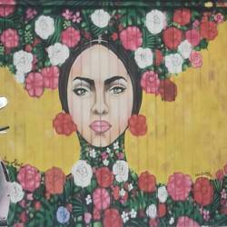 Garagen sind hier oft aufwändig bemalt!