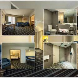 Our upgraded suite at the Double Tree — Darwin, NT.