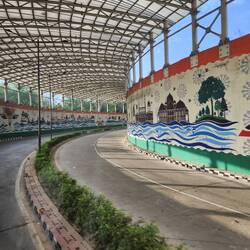 Freeway art in New Delhi