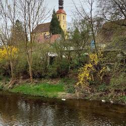 ...liegt an der Muldau....