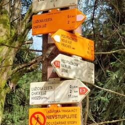 Die tschechischen Wanderer sind klar in der Mehrheit!