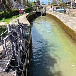 Schleuse im Kanal Robine