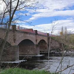 Brücke über die Saale