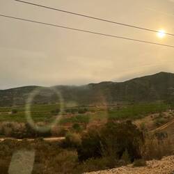 Eindrücke auf der Zugfahrt