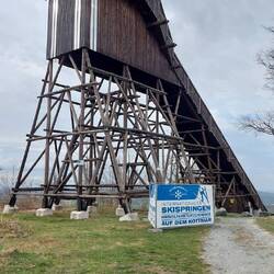 Skischanze auf dem Kottmar auf 582 m!