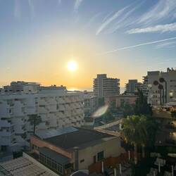 Blick aus dem Hotel ganz früh