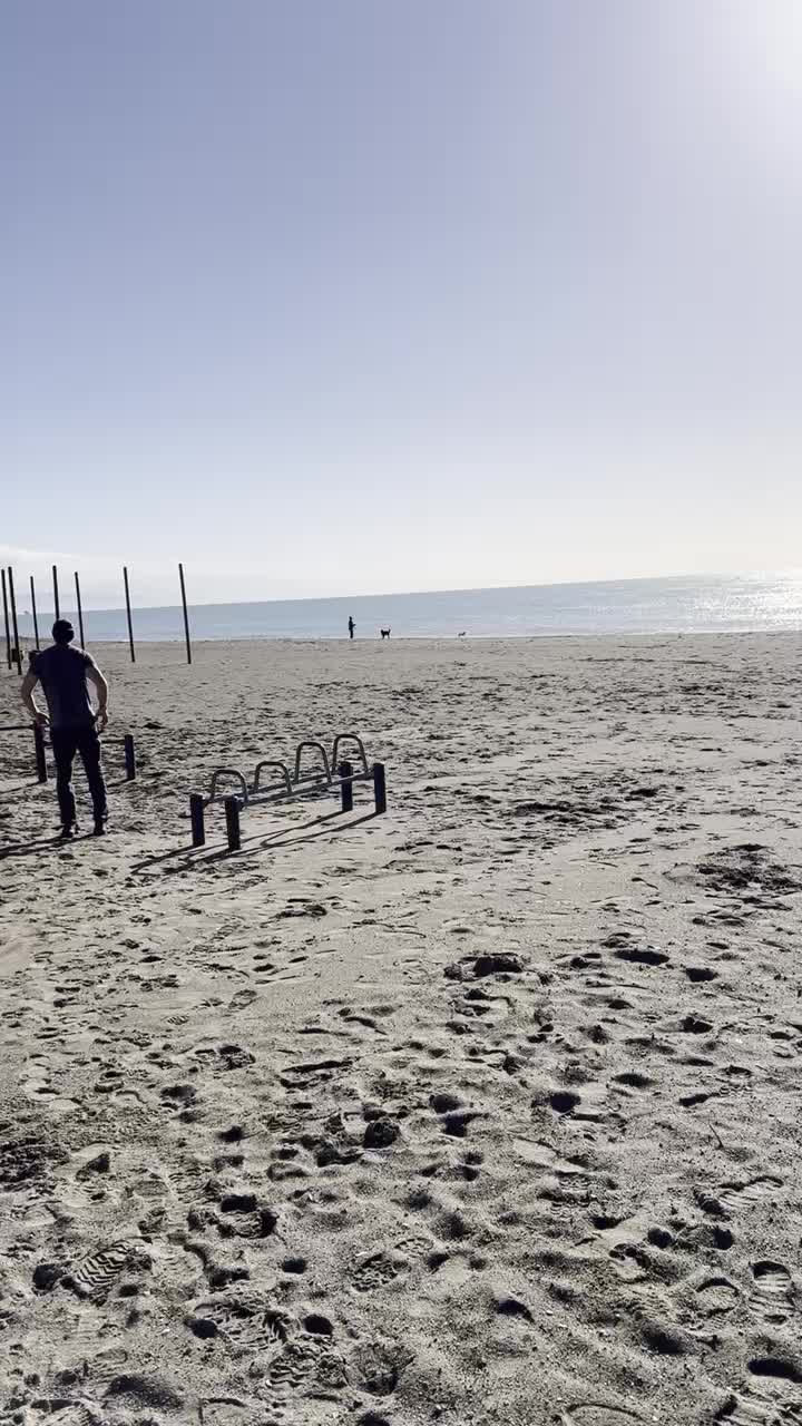 Morgens in Torremolinos am Strand
