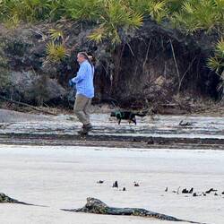Morning stroll before heading out