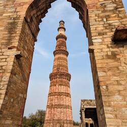 UNESCO World Heritage site Qutub Minar, Delhi, a symbol of Muslim victory over Hindu King in 1193AD.