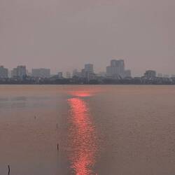 Sonnenuntergang in Hanoi