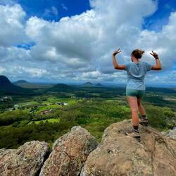 Ausblick Glass House Mountains 😍