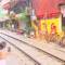 Zugstrecke durch Hanoi