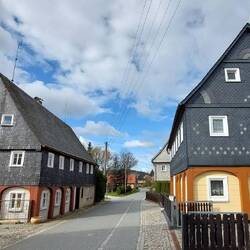 Wir betreten den Ort Ebersbach!