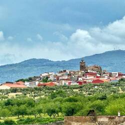 Blick auf Alcuéscar