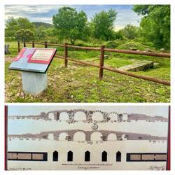 Reste der Römerbrücke