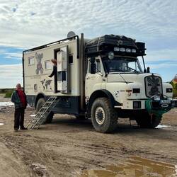 Weltenbummler, die seit drei Jahren unterwegs waren und nach Afrika noch wollen