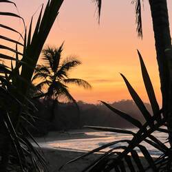 Letzter Sonnenuntergang in der Karibik