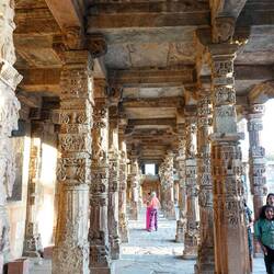 Pillars From Brahman Temples Used to Build Quwwatu'l-Islam